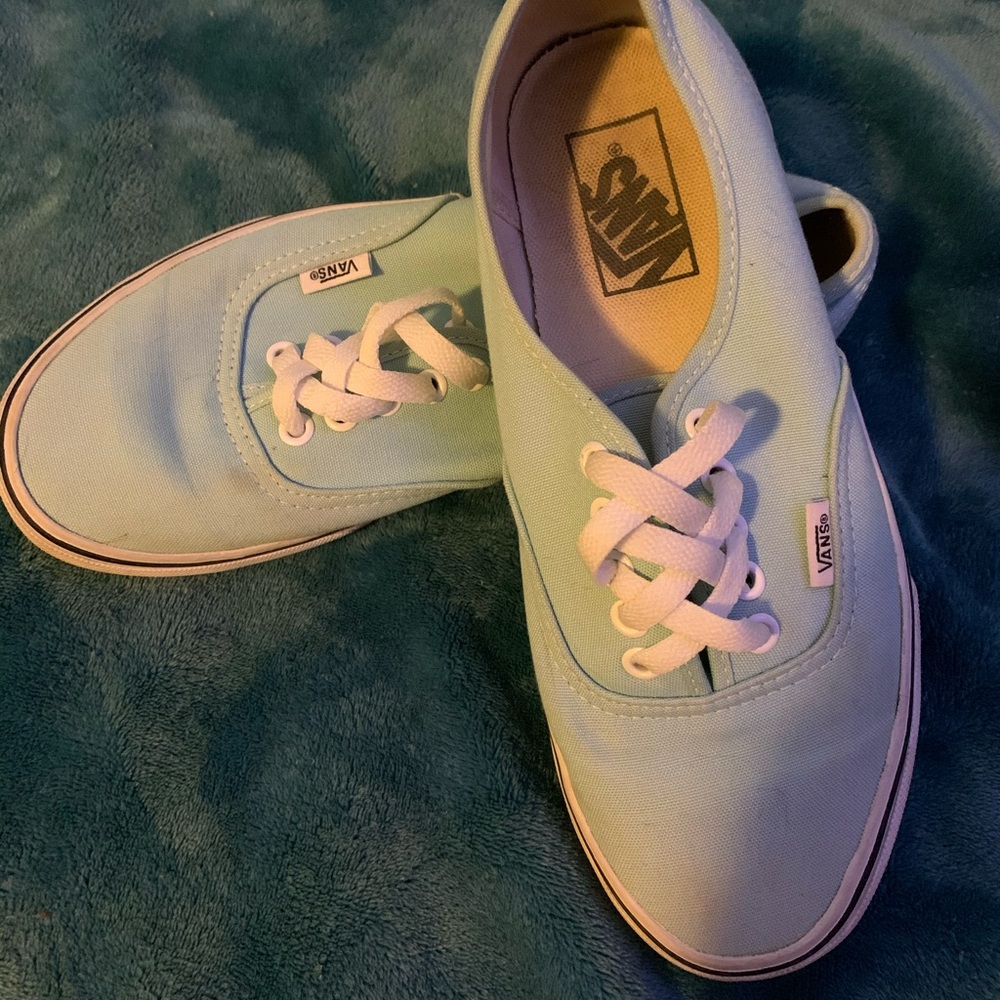 Light blue vans